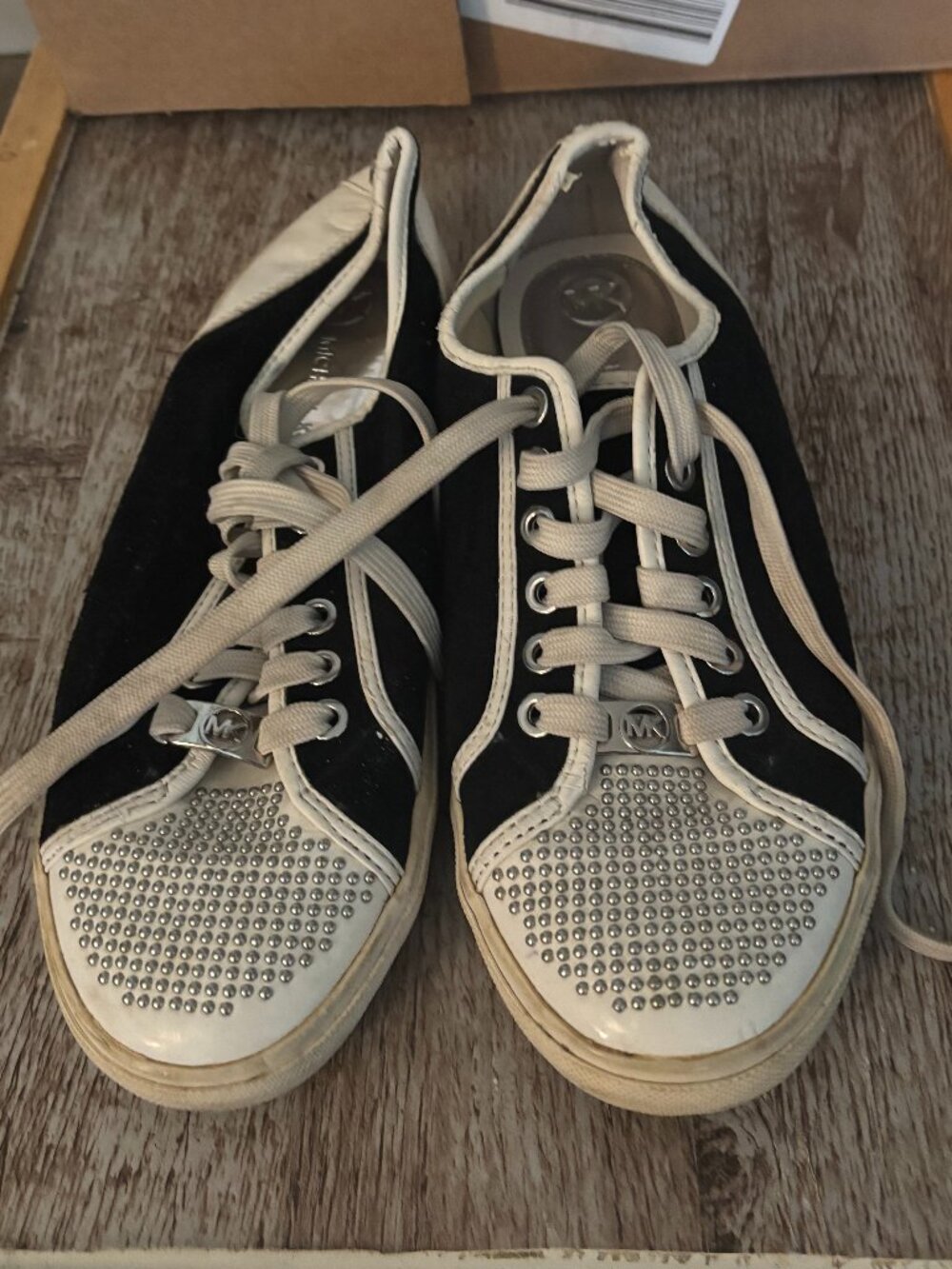 Michael Kors Boerum Mini Studded Sneakers 7.5